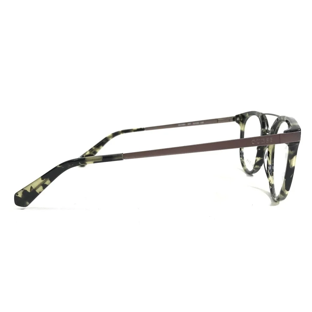 Guess Eyeglasses Frames GU1964 097 Gray Tortoise Gunmetal Round 52-20-145